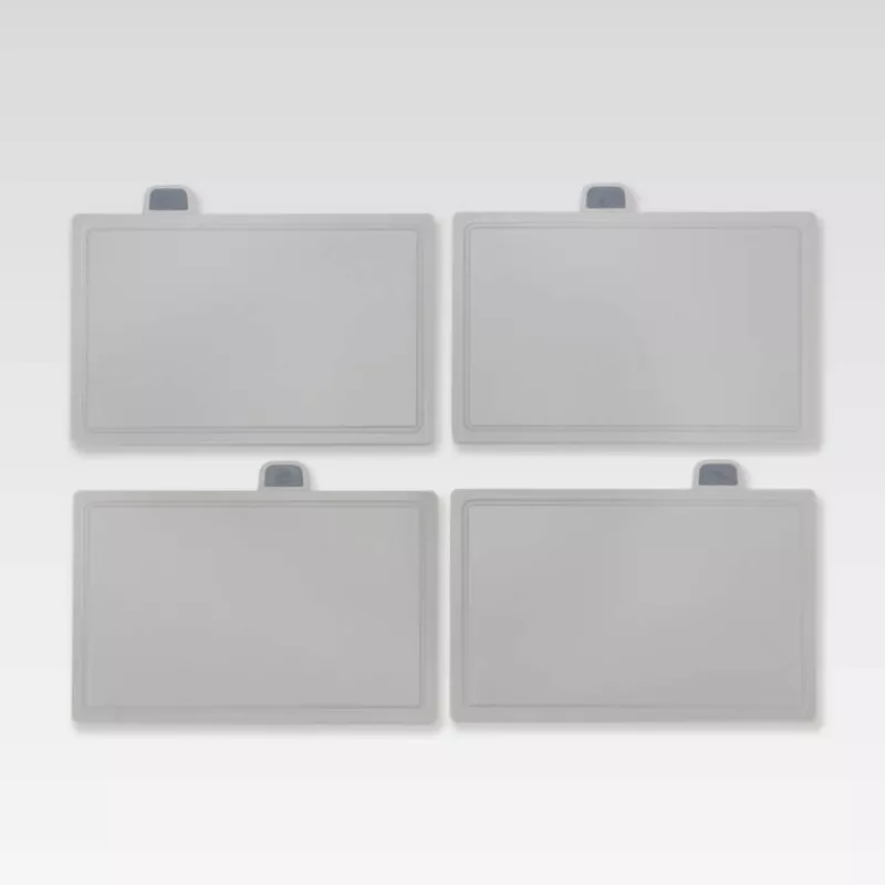 Maestro MR-1412-GREY Messerset mit Block und Schneidebrett-Set, Grau