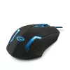 Esperanza MX205 FIGHTER - Maus - USB - Blau - Hiiri - Optinen - 6 Tasten - Schwarz