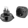 ANSMANN 1250-0035 Reisestecker-Adapter EU auf Italien, Typ C/F auf Typ L, mit Schutzkontakt, Schutzklasse I und II, 250 V / 10 A / 2500 W