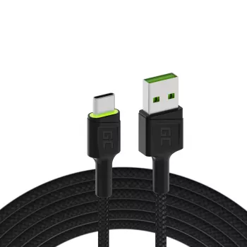 Green Cell KABGC06 USB-Kabel 1,2 m USB A USB C Schwarz