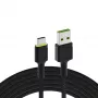 Green Cell KABGC06 USB-Kabel 1,2 m USB A USB C Schwarz