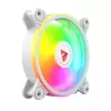 SAVIO FAN-01 WHITE 4er-Pack 120mm ARGB-Lüfter inklusive Controller und Fernbedienung