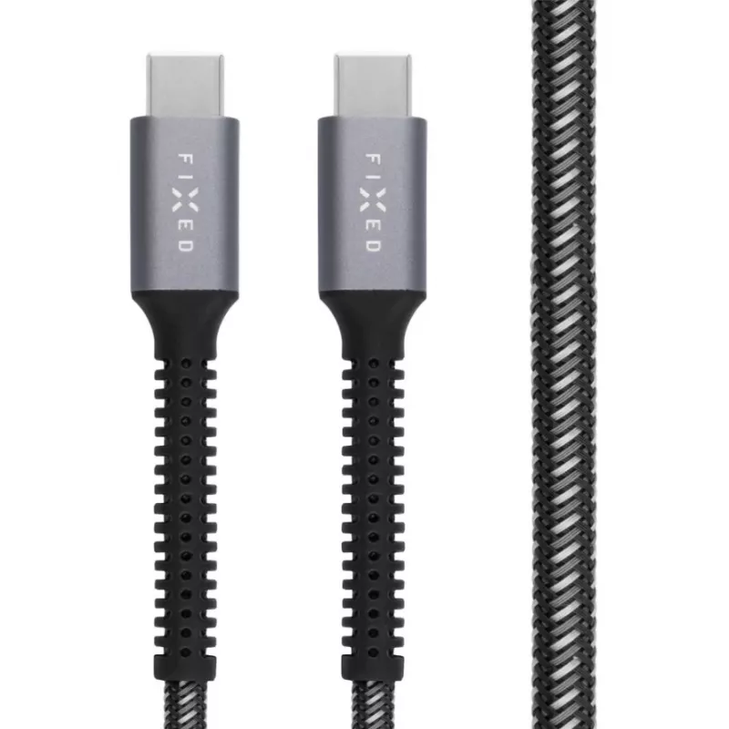 USB-C auf USB-C Kabel FIXED FIXDA-CC2-GR — 2 m, 240W Power Delivery