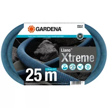 Gardena Liano Xtreme 3/4 Zoll Textilschlauch, 25 m, Set (18482-20)