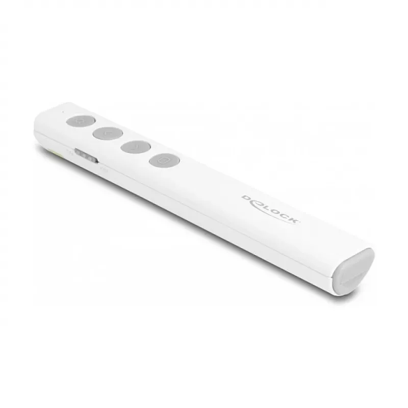 DeLOCK USB Laser Presenter weiß Wireless USB RF Nano Receiver