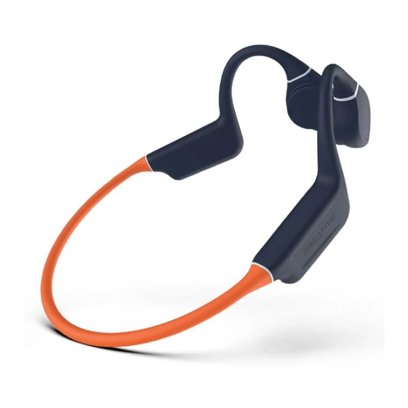Creative Outlier Free Pro+ kabellose Open-Ear-Kopfhörer, Midnight Blue/Feuerorange
