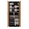 Topeshop OLIV 2D ANT/ART KPL Bücherregal