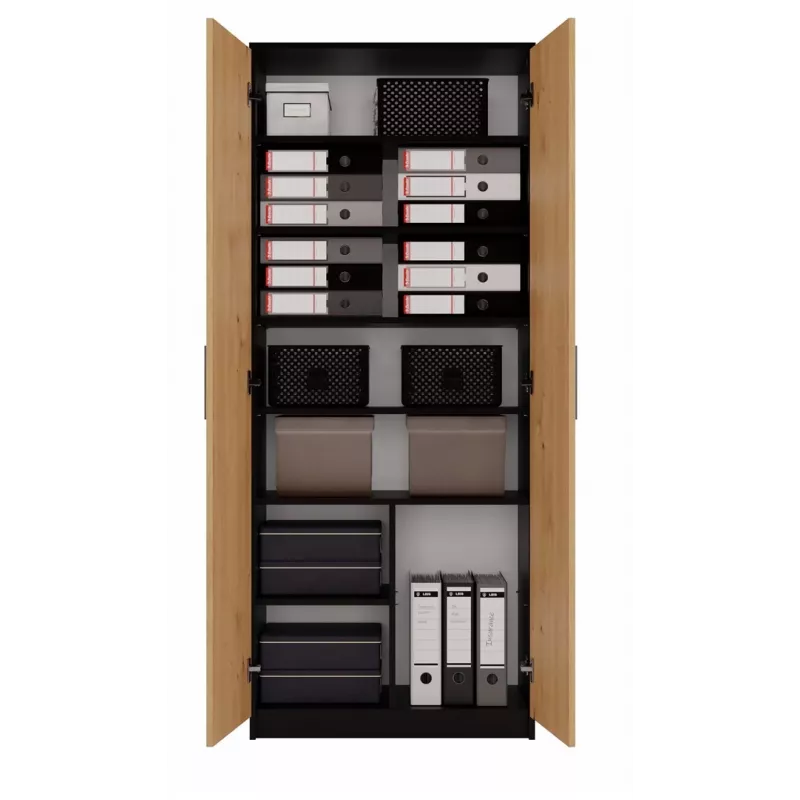 Topeshop OLIV 2D ANT/ART KPL Bücherregal