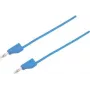 VOLTCRAFT Prüfkabel [Stecker 4 mm - Stecker 4 mm] 5 m Blau MSB-300 (MSB-300-5-BL)