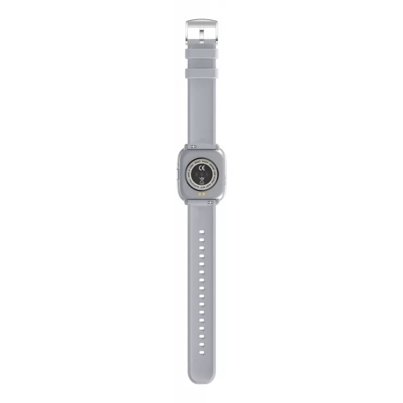myPhone Watch Pastel Smartwatch, 4,45 cm (1,75 Zoll) AMOLED, 390 x 450 Pixel, Bluetooth 5.3, wasserdicht, Silbergrau