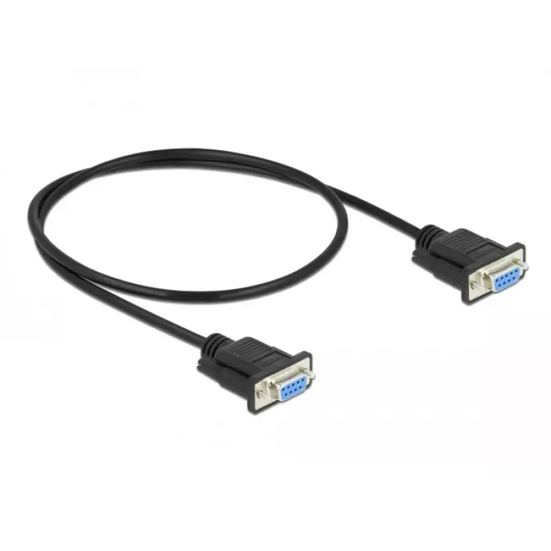 Serielles Kabel RS-232 DeLOCK 87308 0,5 m Buchse zu Buchse