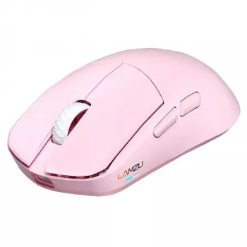 Maus Lamzu MAYA X 8K Wireless Gaming Maus Hellrosa USB