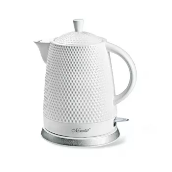 Maestro MR-069-WHITE Keramik-Wasserkocher, 1,5 L, 1500 W, Weiß