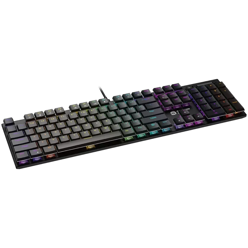 Canyon Cometstrike GK-55 Tastatur Gaming USB QWERTY English Schwarz Mechanical 104 Keys