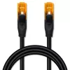 Ethernet-Patchkabel QOLTEC UTP Cat6 10 m, 2×RJ45, schwarz