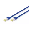 Netzwerkkabel Digitus CAT 6A S/FTP RJ-45 Cat6a 10m Blau
