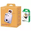 Sofortbildkamera Fujifilm Instax Mini 12 Violett mit 10 glänzenden Blättern