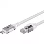 Goobay 74176 – Netzwerk-Adapterkabel USB 3.1 Typ C Gigabit-Ethernet 2 m – Netzwerkkarte – 1.000 Mbit/s (74176)