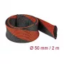 Kabelsleeve DeLOCK 20758 Schwarz Rot