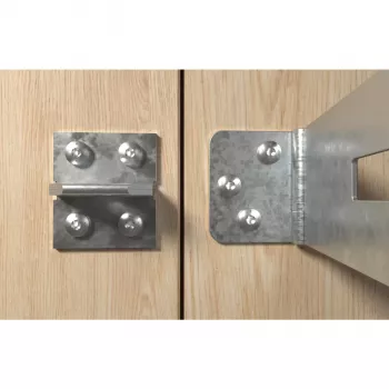 Schraube FISCHER 670332 — Holzschraube aus Metall 40 mm, Ø 4,5 mm, Gewindelänge 35 mm, 200 Stück