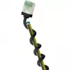 Goobay Ultra-Flexibles CAT 8.1 Patchkabel schlank U/FTP schwarz - extra-kurzer Stecker 99,9% (74354)