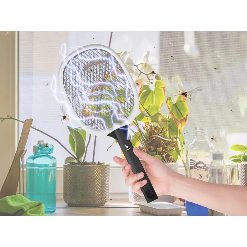 Beper P206ZAN250 wiederaufladbarer Insektenfänger mit Standfuß, 2 W