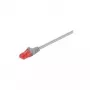 Wentronic Goobay CAT 6 Patchkabel, U/UTP, Grau, 0,5 m - LSZH halogenfrei, Kupfer (93668)