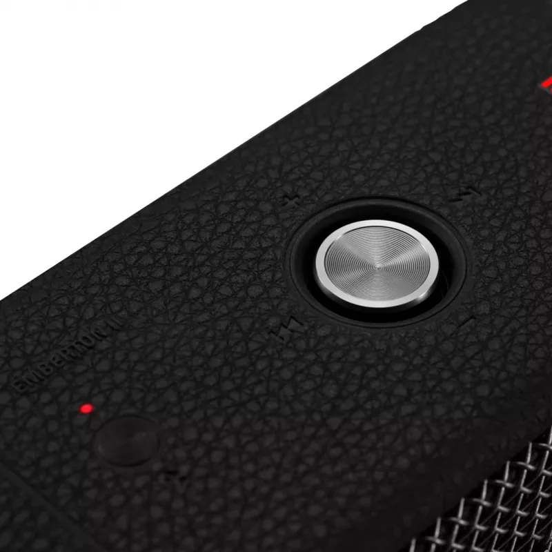 Tragbarer Bluetooth-Lautsprecher Marshall Emberton II Schwarz Steel — kompaktes Design, kabelloses Audio
