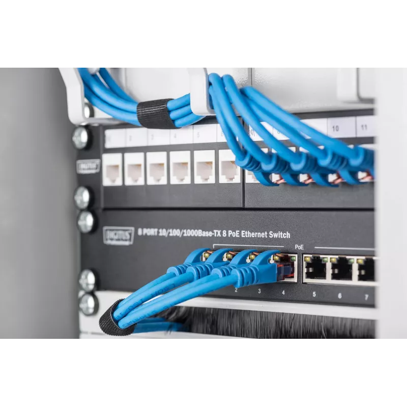 Kabelmanagement Digitus DN-10 ORG-1/2U