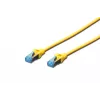 Netzwerkkabel Digitus CAT 5e SF/UTP Patchkabel RJ45 5m Gelb
