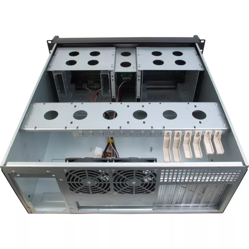 Servergehäuse Inter-Tech 4U-4098-S Rack Schwarz