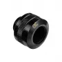 Alphacool 17471 Eiszapfen PRO 13 mm HardTube Anschluss G1/4, Messing, 22 mm Durchmesser, 20 mm Höhe, Deep Black