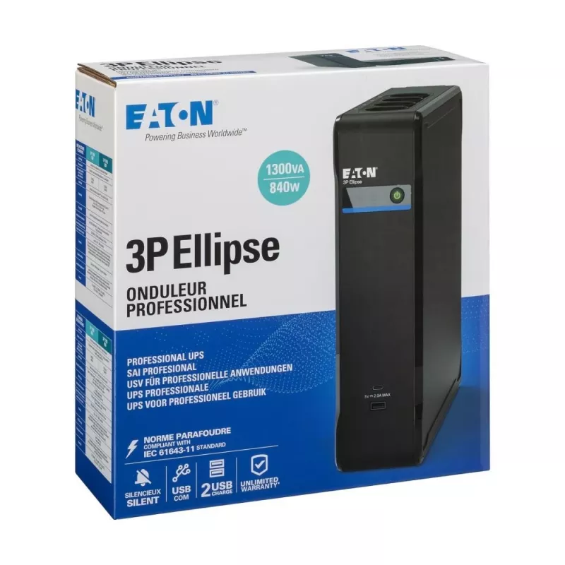 Eaton 3P Ellipse 1300 USB FR USV (unterbrechungsfreie Stromversorgung)