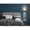 Beper P201UTP304 aufladbare LED-Lampe mit magnetischem Fuß, Klemme und Wandhalterung, 2,3 W, dimmbar, schwarz