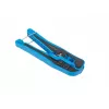 Lanberg NT-0202 Crimpwerkzeug für RJ45/RJ12/RJ11, Schwarz/Blau