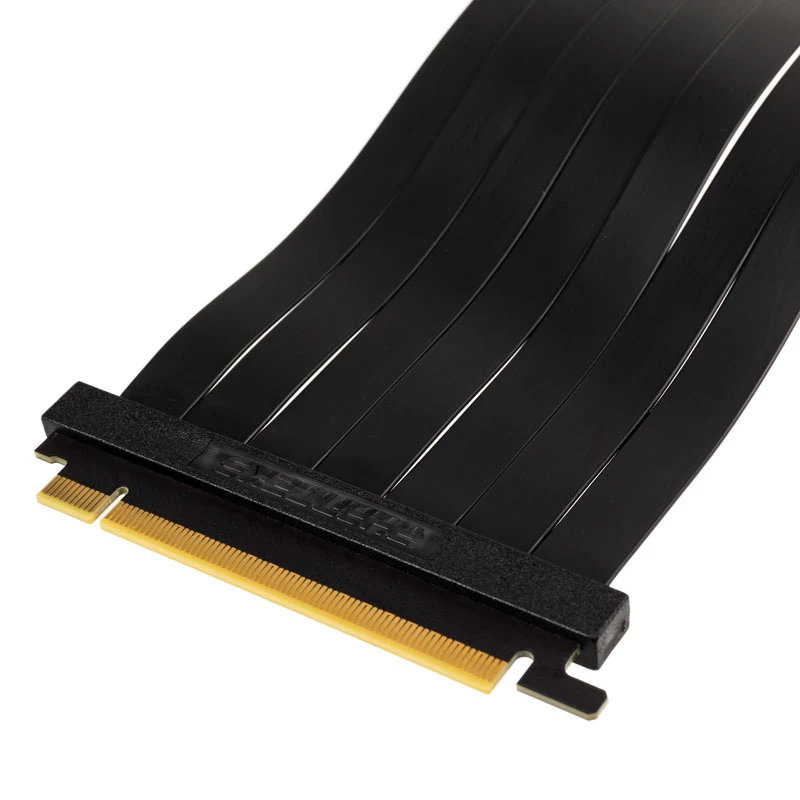 PHANTEKS PCIe x16 Riser Ribbon-Kabel, 90 Grad, 22 cm – schwarz