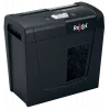 Rexel Secure X6 2020122EU Aktenvernichter mit Kreuzschnitt, P-4, 4x40 mm, 6 Blatt, 10 l Auffangbehälter, 70 dB, schwarz