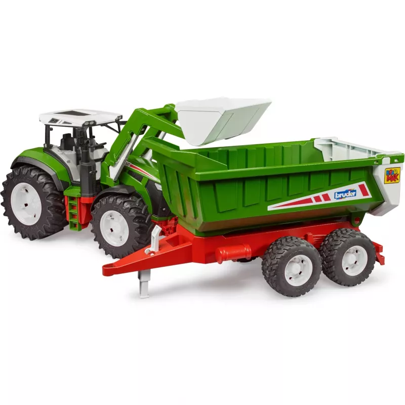 Bruder Roadmax Traktor mit Frontlader und Kippanhänger