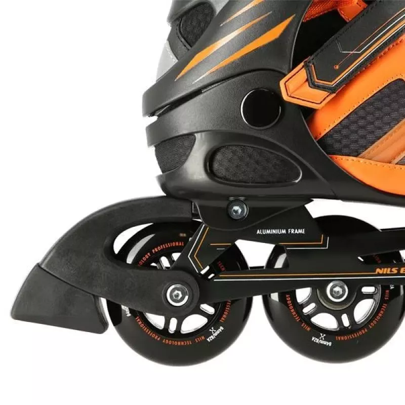 Inline Skates Nils Extreme NA14112 SCHWARZ-ORANGE GR. 38