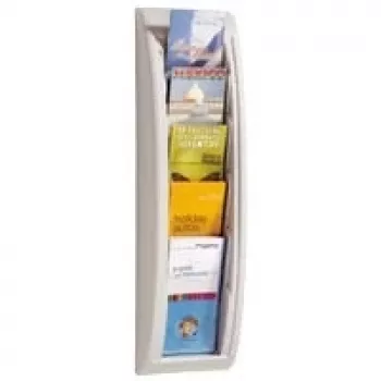 Paperflow Papierhalter QUICK BLICK 4062.02 — Desktop-Organizer mit 5 Fächern, grau