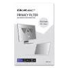 Qoltec 51050 Privacy-Filter für Display (13,3 inch) (11,59 inch, 16:9), Displayschutzfolie für Notebook