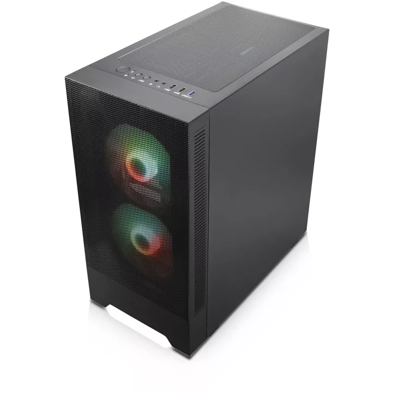 PC-Gehäuse-Set Silentware Flow 100 ARGB MESH — 2×140 mm Front, 1×120 mm Rückseite