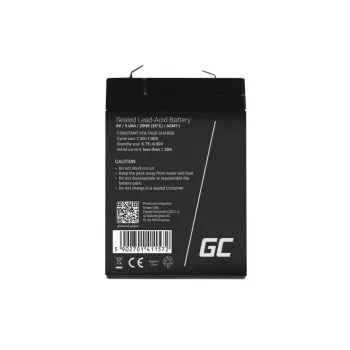 UPS-Akku Green Cell AGM11 6 V 5 Ah Blei-Vlies (VRLA) Einzelakku, 70×100×47 mm, 780 g