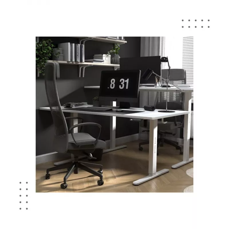 Elektrischer Schreibtisch MA-Leader 7.6 Weiß