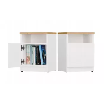 GALAX 30/1D weiß/ARTISAN Nachttisch