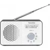 TechniSat VIOLA 200 DAB+ Digitalradiowecker, Weiß/Schwarz