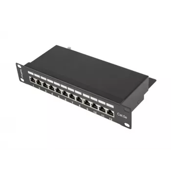 Patchpanel 1U Lanberg PPF5-9012-B