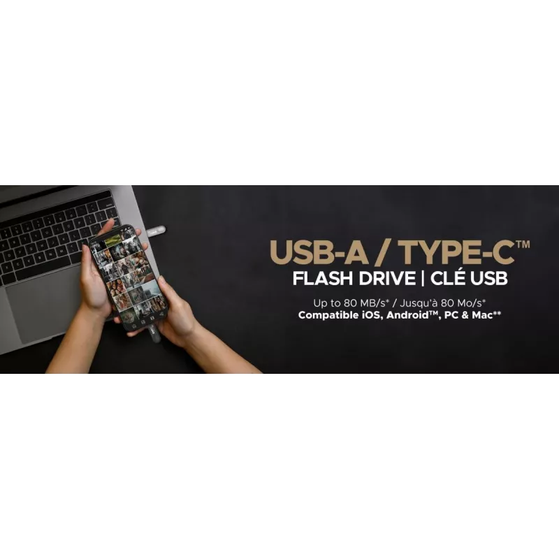 USB-Stick Emtec 128 GB USB Typ-C 3.2 Gen 1 C280