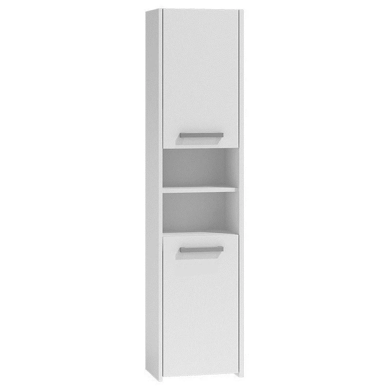 Topeshop S40 weißer Badezimmer-Aufbewahrungsschrank Weiß