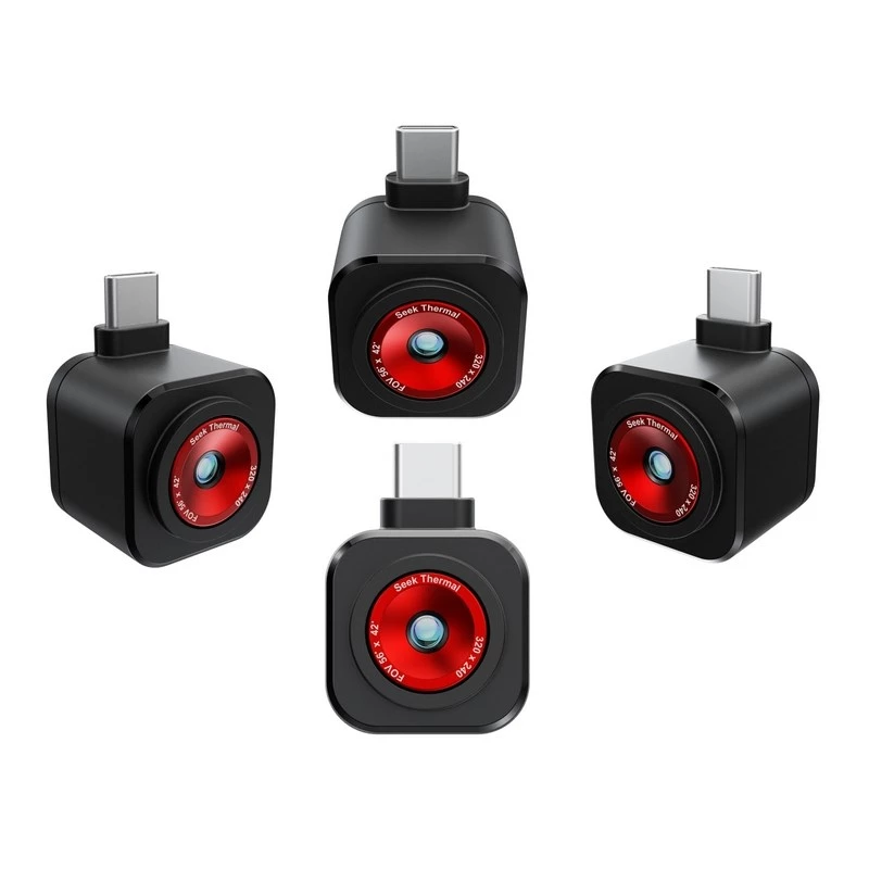Seek Thermal Nano 300 CQ-DBAX Wärmebildkamera für Android, USB-C, 320×240, 25 Hz, Schwarz